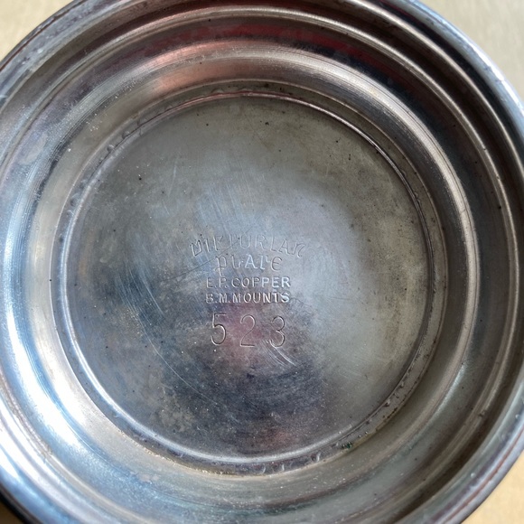 Authentic Antique silver bowl (523) - Picture 3 of 4